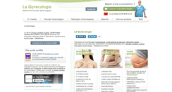 Desktop Screenshot of lagynecologie.fr